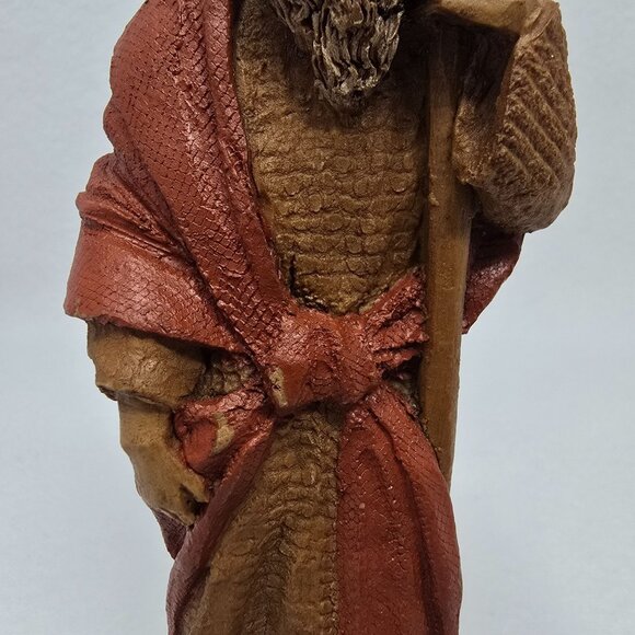 Tom Clark Shepherd III 5402 Figurine 6" Cairn Nativity Resin 1999 Brown Red USA - Picture 7 of 12